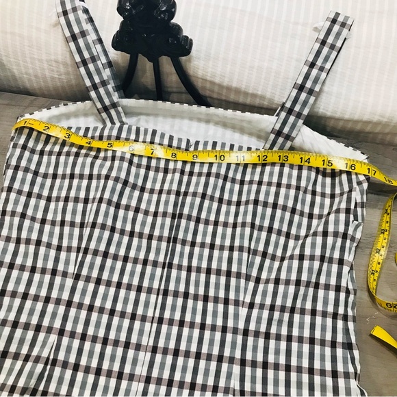 Plaid Checkered MIDI dress Sz M - Picture 7 of 10